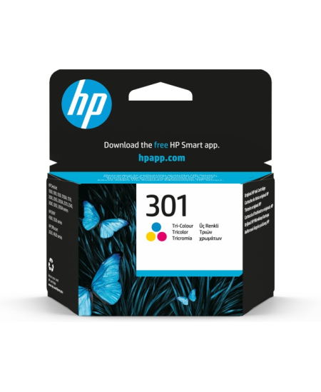 HP 301 Tri-color (CH562EE) Rašalinė kasetė, CMY