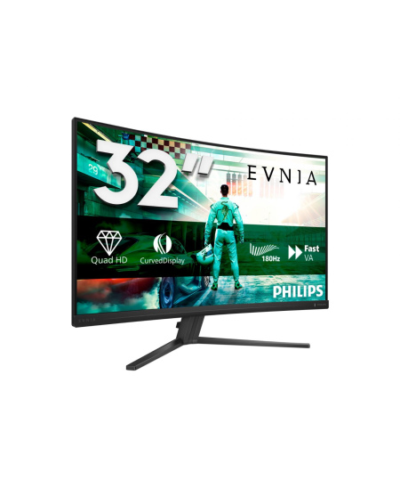 Philips | 32M2C3500L/00 | 32 " | VA | QHD | 16:9 | 180 Hz | 1 ms | 2560 x 1440 pixels | 300 cd/m² | HDMI ports quantity 2 