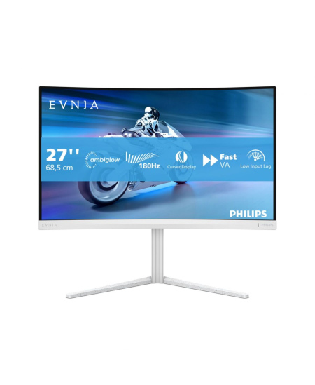 Philips | 27M2C5201L/00 | 27 " | VA | 16:9 | 180 Hz | 1 ms | 1920 x 1080 pixels | 300 cd/m² | HDMI ports quantity 2 | Whit