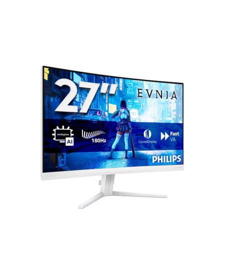 Philips | 27M2C5201L/00 | 27 " | VA | 16:9 | 180 Hz | 1 ms | 1920 x 1080 pixels | 300 cd/m² | HDMI ports quantity 2 | Whit