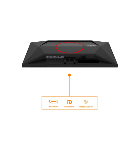 AOC | 24G4HRE | 24 " | Fast IPS | FHD | 16:9 | 200 Hz | 0.5 ms | 1920 x 1080 pixels | 300 cd/m² | HDMI ports quantity 2 | 