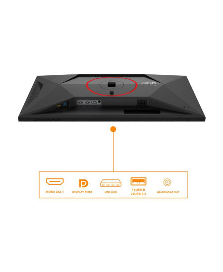 AOC | Q27G4SRU | 27 " | Fast IPS | QHD | 16:9 | 320 Hz | 0.3 ms | 2560 x 1440 pixels | 400 cd/m² | HDMI ports quantity 2 |