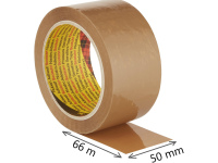 Pakavimo juosta SCOTCH 309, 50 mm x 66 m, ruda