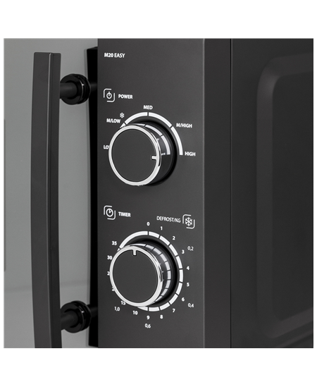 Caso Microwave oven M20 EASY Free standing, 20 L, 700 W, Silver