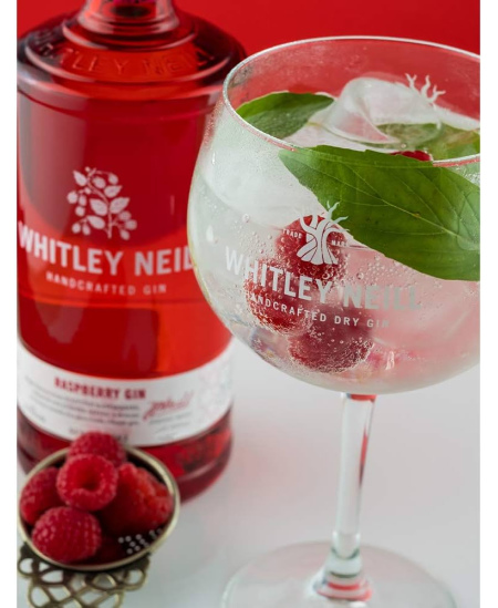 Nealkoholinis džinas WHITLEY NEILL, Raspberry, 0.0%, 0,7 l