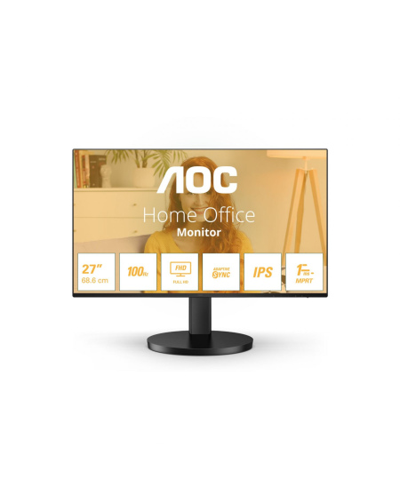 AOC 27B3HA2 | 27 " | IPS | 16:9 | 100 Hz | 1 ms | 1920 x 1080 pixels | 250 cd/m² | HDMI ports quantity 1 | Black | Warrant