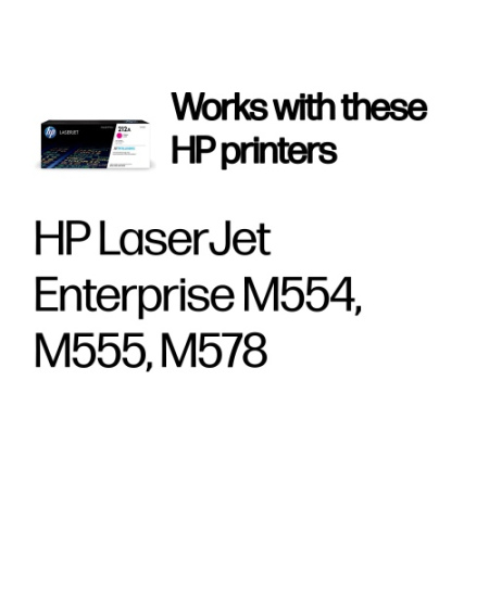 HP 212A (W2123A) Lazerinė kasetė, Purpurinė