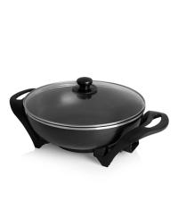 Tristar Electric Wok PZ-9130 1500 W, Stainless steel, 4.5 L, Black