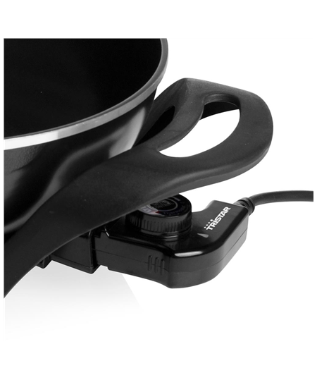 Tristar Electric Wok PZ-9130 1500 W, Stainless steel, 4.5 L, Black