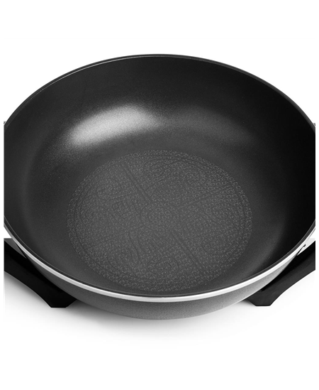 Tristar Electric Wok PZ-9130 1500 W, Stainless steel, 4.5 L, Black