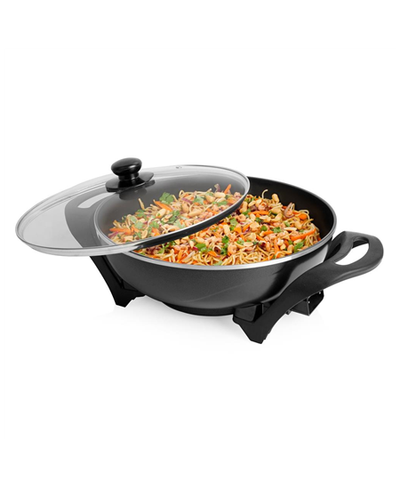 Tristar Electric Wok PZ-9130 1500 W, Stainless steel, 4.5 L, Black