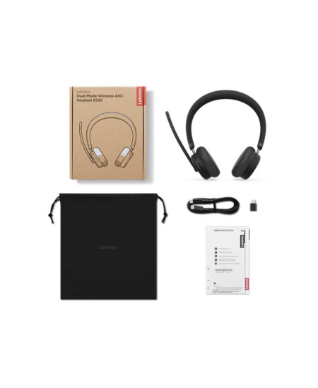 Lenovo | Wireless Headset | 4XD1S19778 | Built-in microphone | Bluetooth | ANC | Black
