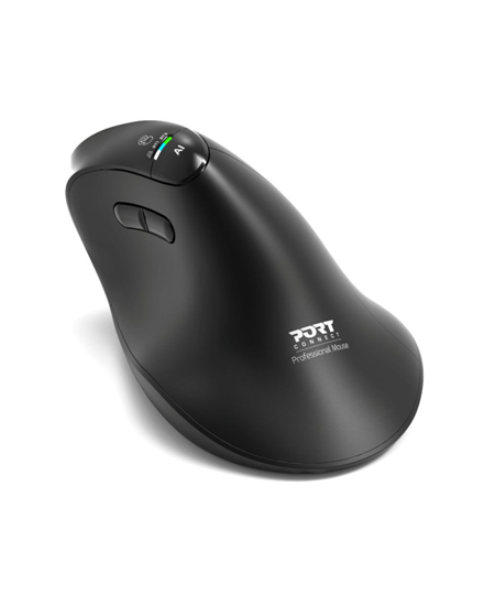 PORT CONNECT Mouse | ERGO AUDITOR | Wireless | Bluetooth, 2.4 GHz | Black