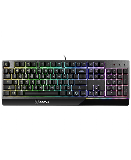 MSI | Vigor GK30 | Gaming Keyboard | Wired | RGB LED light | US | Black