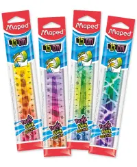 Liniuotė MAPED Twist´n Flex Animal, 15 cm
