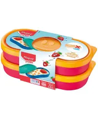 Pietų dėžutė MAPED Picnik Kids Concept, 2x150 ml, rožinė