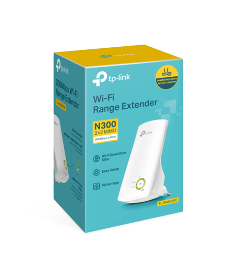 TP-LINK Extender  TL-WA854RE 802.11n, 2.4 GHz, 300 Mbit/s, Antenna type 2 Internal Antennas