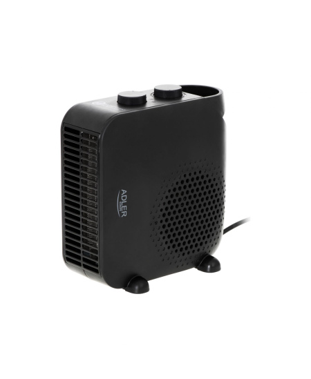 Adler Heater AD 7725b Fan heater, 2000 W, Number of power levels 2, Black