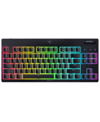 Razer | BlackWidow V4 Low-Profile Tenkeyless HyperSpeed | Keyboard | Wireless | US | Bluetooth | Yellow Switches | Black
