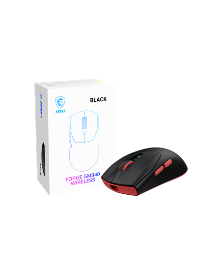 MSI FORGE GM340 | Wireless | 2.4 GHz, Bluetooth, USB 2.0