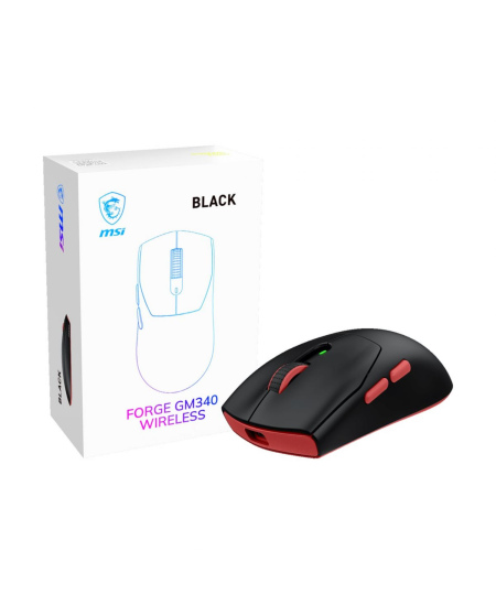 MSI FORGE GM340 | Wireless | 2.4 GHz, Bluetooth, USB 2.0