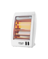 Adler Heater AD 7709 Halogen Heater, 800 W, Number of power levels 2, White