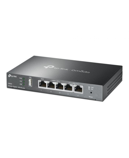 TP-LINK | SafeStream Multi-WAN VPN Router | TL-ER605 | 802.1q | 10/100/1000 Mbit/s | Ethernet LAN (RJ-45) ports 1 Fixed Gigabit 