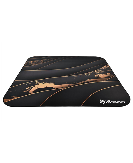 Arozzi Zona Square Floor Pad | Black/Gold