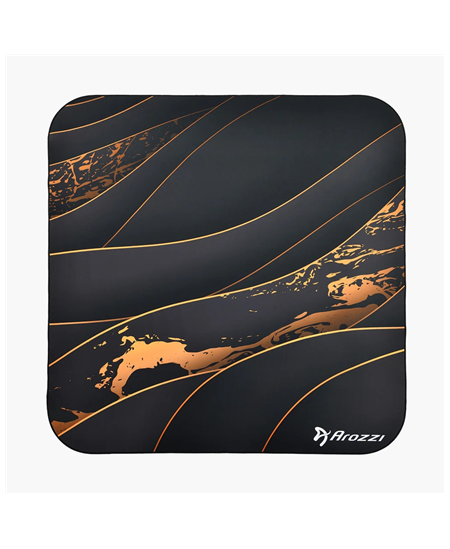 Arozzi Zona Square Floor Pad | Black/Gold