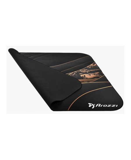 Arozzi Zona Square Floor Pad | Black/Gold