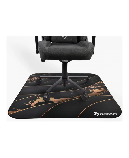 Arozzi Zona Square Floor Pad | Black/Gold