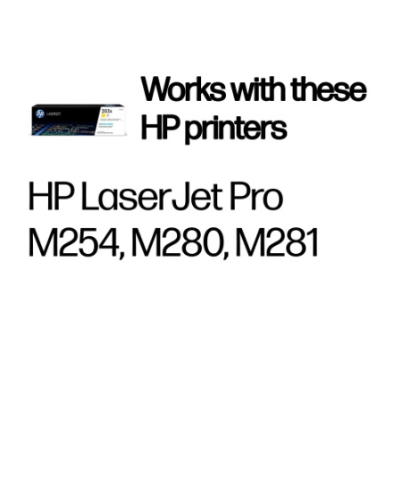 HP 203X (CF542X) Lazerinė kasetė, Geltona