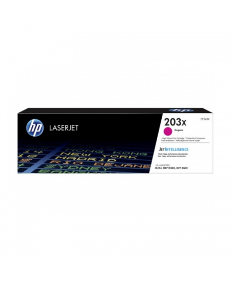 HP 203X (CF543X) Lazerinė kasetė, Purpurinė