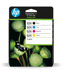 HP 924 CMYK 4-Pack (6C3Z1NE) Rašalinių kasečių komplektas, BK/C/M/Y