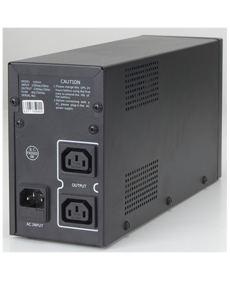 EnerGenie | UPS UPS-PC-652A with AVR | 650 VA | 220 V | 220 V