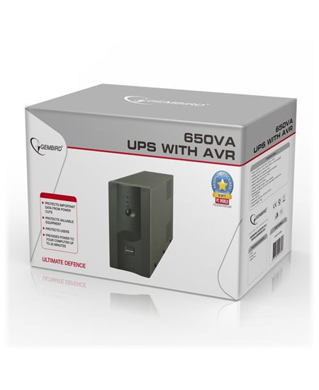 EnerGenie | UPS UPS-PC-652A with AVR | 650 VA | 220 V | 220 V