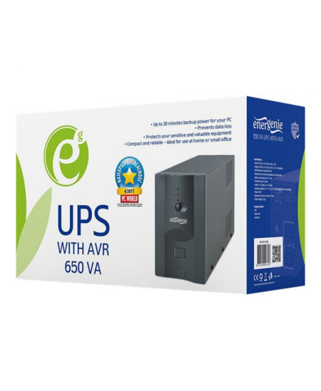 EnerGenie | UPS UPS-PC-652A with AVR | 650 VA | 220 V | 220 V
