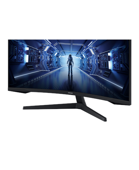 Samsung | Curved Monitor | LC34G55TWWPXEN | 34 " | VA | UWQHD | 21:9 | 165 Hz | 1 ms | 3440 x 1440 | 250 cd/m² | HDMI port