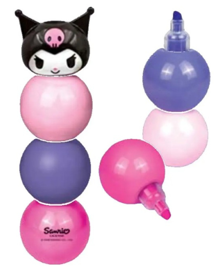 Rutulio formos markeriai KUROMI, 3 spalvų