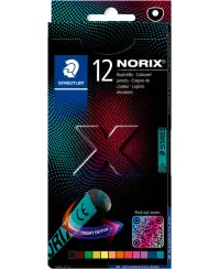 Spalvoti pieštukai STAEDTLER Norix, 12 spalvų