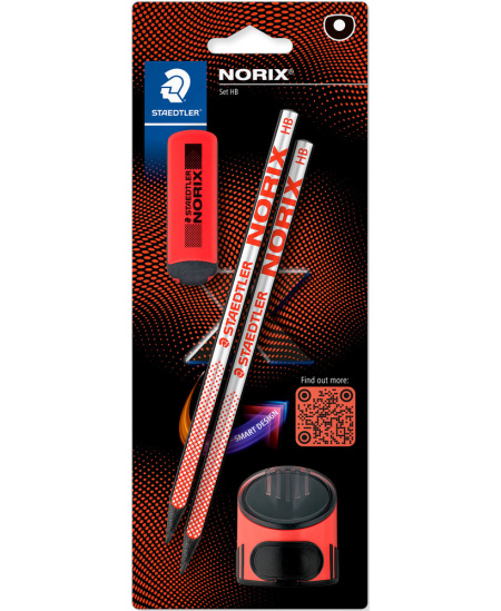 Rinkinys STAEDTLER Norix, raudonos spalvos