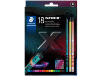 Spalvoti pieštukai STAEDTLER Norix, 16+2 vnt.
