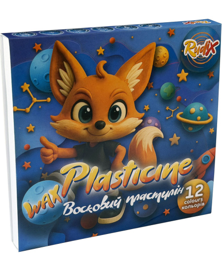 Plastilinas RUDIX, 12 spalvų