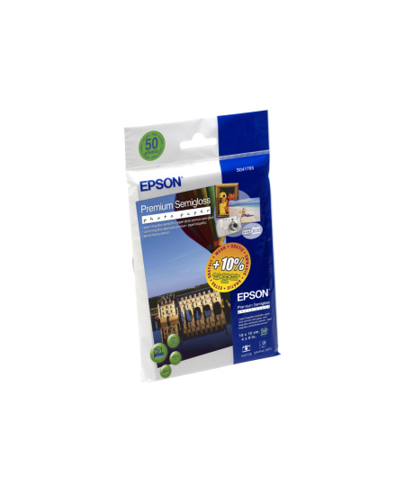 Epson Premium Semigloss Photo Paper 10x15cm, 251g/m2, 50 sheets Epson