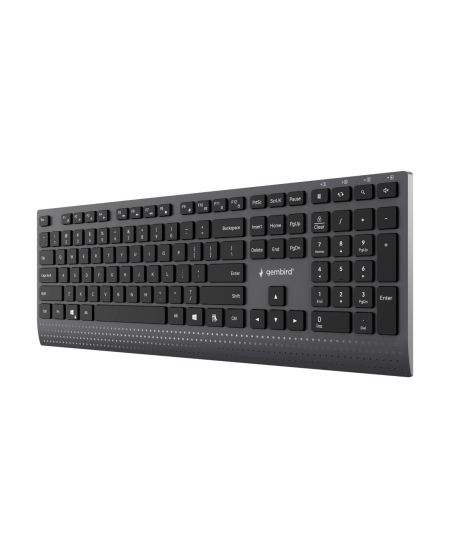 Gembird KB-MCH-06 | Keyboard | Wired | US | Black