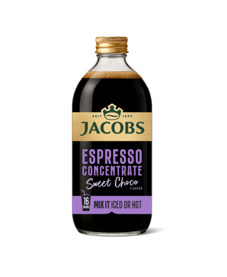 Kavos gėrimas JACOBS Espresso Chocolate, aromatizuotas, koncentruotas, 485 ml