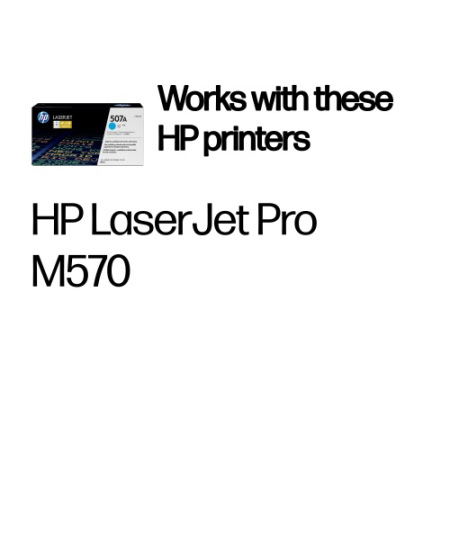 HP 507A (CE401A) Lazerinė kasetė, Žydra