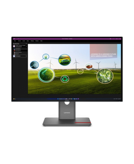 Lenovo | ThinkVision | P27Q-40 | 27 " | IPS | 16:9 | 120 Hz | 4 ms | 350 cd/m² | HDMI ports quantity 1 | Eclipse black | W