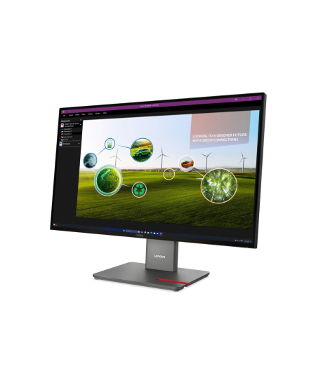 Lenovo | ThinkVision | P27Q-40 | 27 " | IPS | 16:9 | 120 Hz | 4 ms | 350 cd/m² | HDMI ports quantity 1 | Eclipse black | W