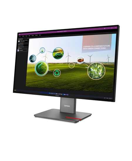 Lenovo | ThinkVision | P27Q-40 | 27 " | IPS | 16:9 | 120 Hz | 4 ms | 350 cd/m² | HDMI ports quantity 1 | Eclipse black | W